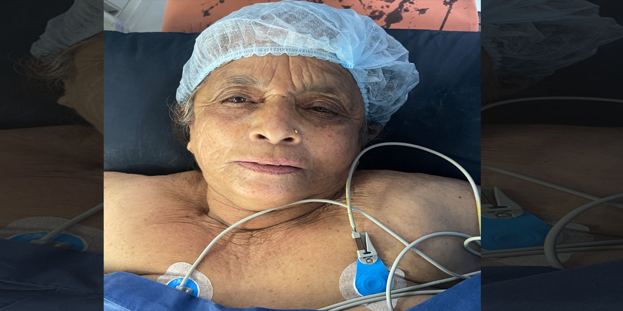 नर्भिकमा मधुमेहपीडित ८१ बर्षीया महिलाको दूरबिनबाट सफल शल्यक्रिया