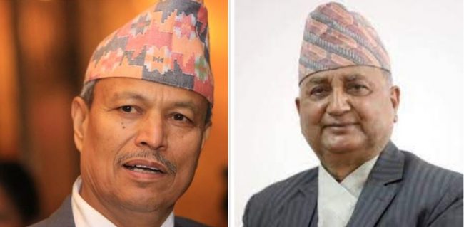 १० बुँदे सहमतिको जगमा एमालेको आन्तरिक एकताबारे रावल र पोखरेलबीच छलफल