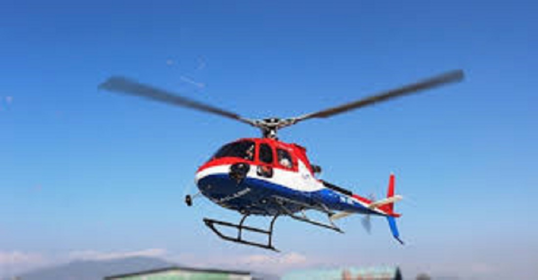 दुई दिनदेखि प्रसव व्यथा लागेकी महिलाको हेलिकप्टरबाट उद्धार