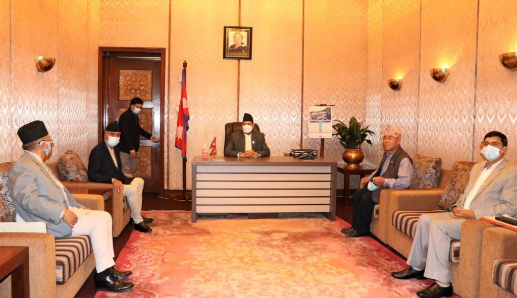 सदनलाई प्रभावकारी बनाउने बारेमा प्रधानमन्त्री र सभामुखबीच छलफल