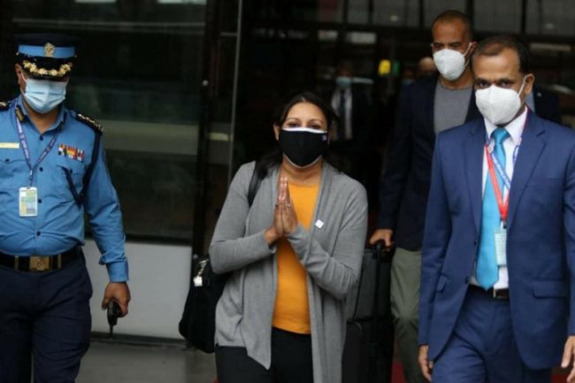 चार दिने भ्रमण सकेर  एमसीसी उपाध्यक्ष फातिमा फर्किँदै,