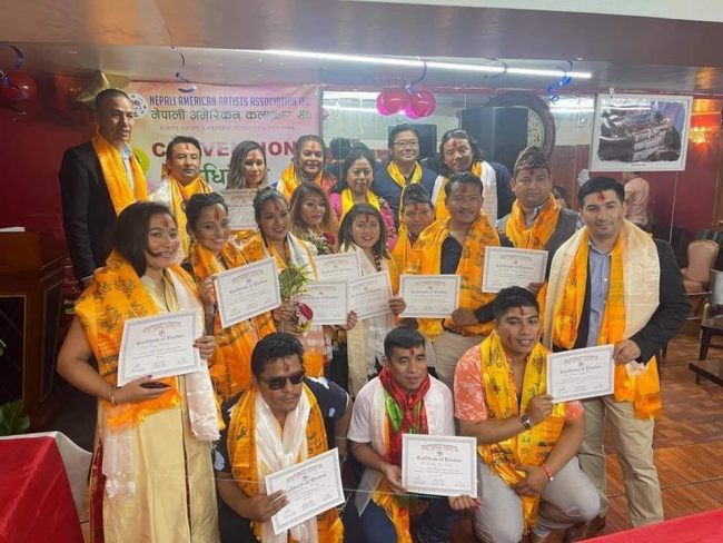 अमेरीकामा कलाकारहरुको अधिवेशन सम्पन्न