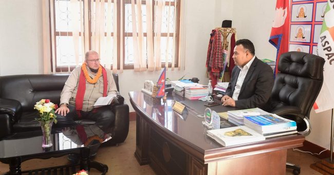 नेपालको संघीयता कार्यान्वयन प्रशंसनीय : उपाध्यक्ष हार्टविङ्ग (तस्वीरसहित)