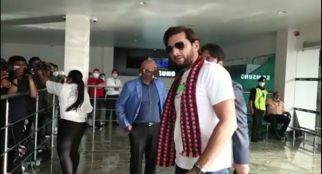 पाकिस्तानी क्रिकेटर अफ्रिदी नेपालमा