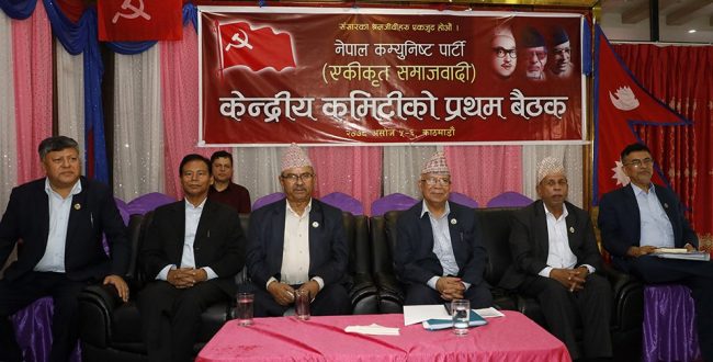 नेकपा (एस)को केन्द्रीय कमिटी बैठकमा अध्यक्ष नेपालद्वारा राजनीतिक प्रतिवेदन पेस (पूर्णपाठ)