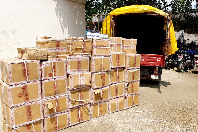 भन्सार छलेर ल्याइएको ७५ लाखभन्दा बढीको औषधी बरामद