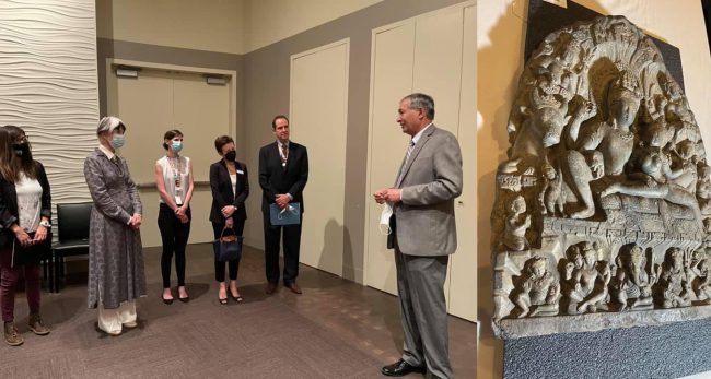 चोरी भएर अमेरिकाको संग्रहालयमा राखिएको उमामहेश्वरको मूर्ति नेपालले फिर्ता पायो