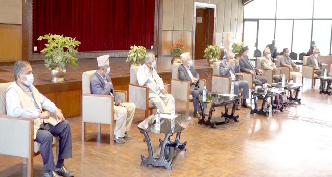 सत्ता गठबन्धनका शीर्ष नेता छलफलमा