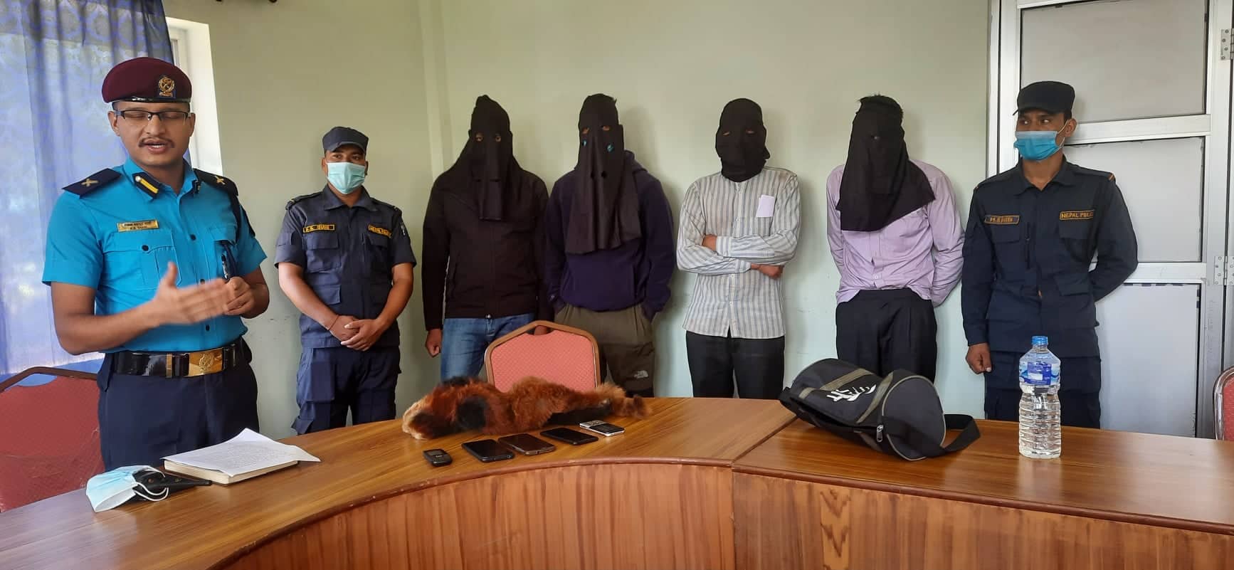 रेडपाण्डाको छालासहित चार पक्राउ