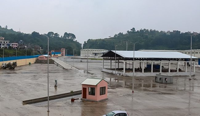 चोभारमा तयार भयो सुक्खा बन्दरगाह