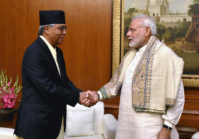 कोरोना महामारीविरुद्ध लड्न नेपालसँग सहकार्यका लागि भारत दृढ छ : माेदी