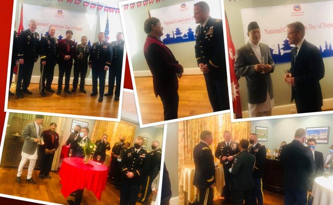 संविधानको धारा ४ उल्लेख गर्दै अमेरिकी सहायकमन्त्रीले दिए संविधान दिवसको शुभकामना(तस्वीरहरुसहित)