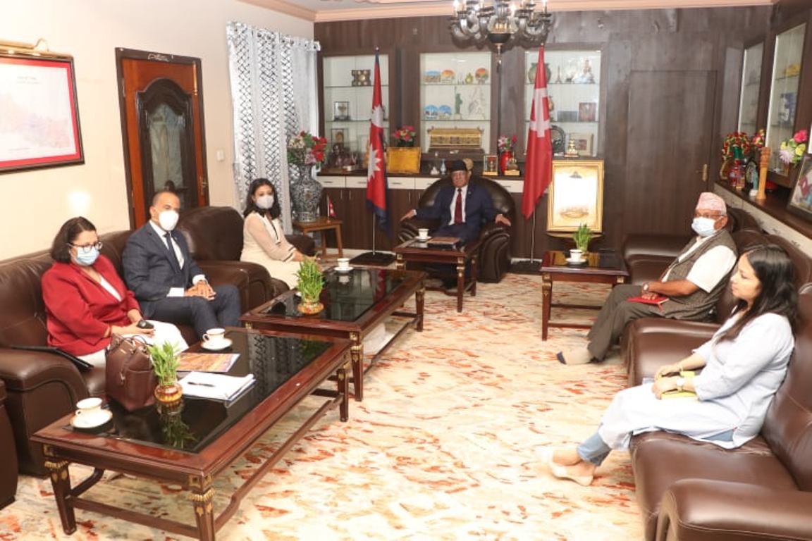 एमसीसी उपाध्यक्ष सुमारले भेटिन् प्रचण्डलाई