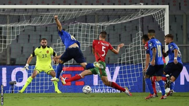 इटालीको अपराजित यात्रा कायमै