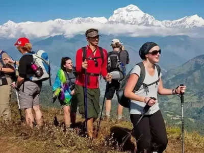 विनाशकारी बाढीको धक्का पर्यटनमा : अगस्टमा ८५ हजार मात्रै भित्रिए पर्यटक