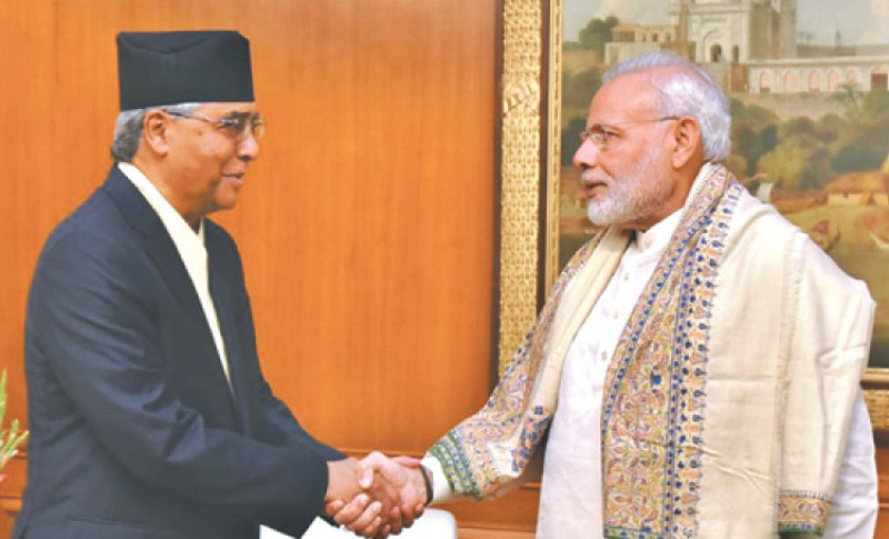 प्रधानमन्त्री देउवाद्वारा भारतीय समकक्षीलाई शुभकामना