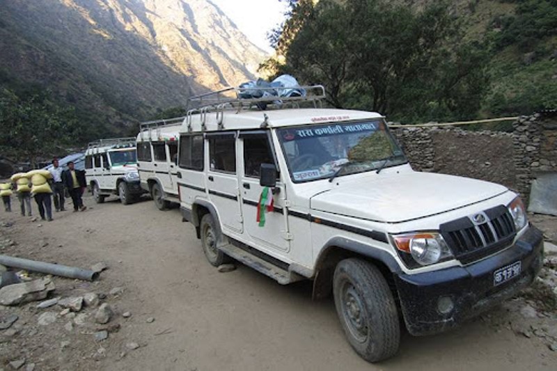 यातायात विभागले तोकेको भन्दा बढाएर कर्णालीमा नयाँ भाडादर कायम