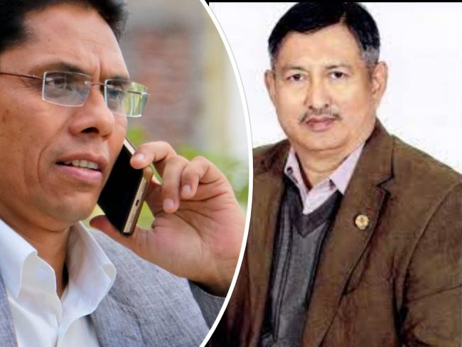 गृहमन्त्री खाँड र प्रकाण्डबीच भेटवार्ता