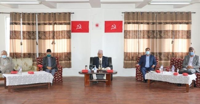 एमालेको विधान महाधिवेशनका लागि तीनवटा प्रतिवेदनमाथि छलफल, केन्द्रीय कमिटीमा लैजाने