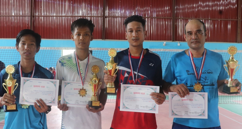 मेयर कप ब्याडमिन्टन : कार्की र श्रेष्ठ तथा राई र मगरको जोडी विजयी