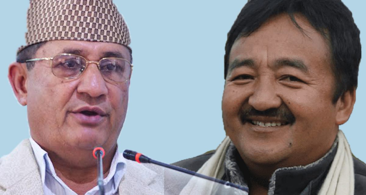 प्रदेश १ मा  भीम आचार्यलाई विस्थापन गर्दै राजेन्द्र राई