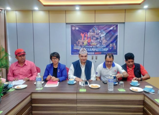 दोलखामा ‘हाइ अल्टिच्युड’ राष्ट्रिय रेस्लिङ प्रतियोगिता हुने