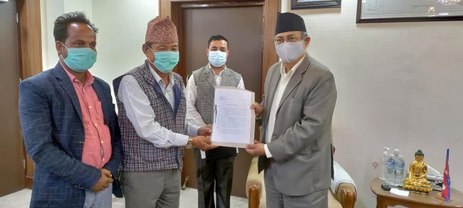 सुस्ता बचाउ अभियानले गृहमन्त्री खाणलाई बुझायो ४ बुँदे ज्ञापनपत्र