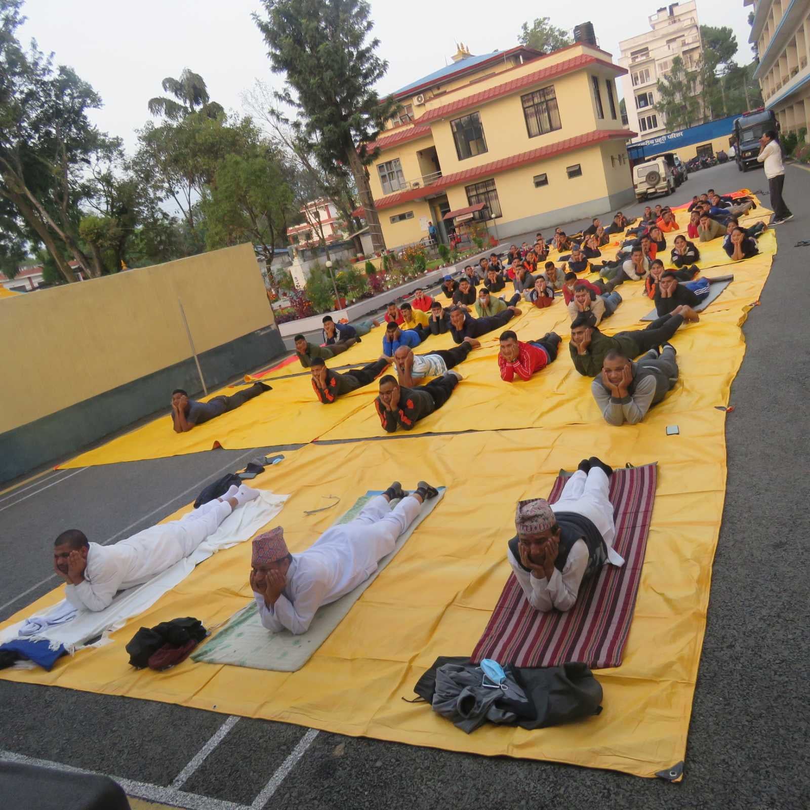 योग प्रशिक्षण शिविर सञ्चालन