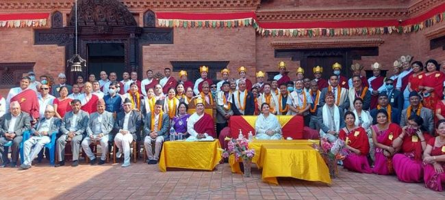 लुम्बिनीको बज्रयान विहारको राष्ट्रपतिले गरिन उद्घाटन, काठमाडौं महानगरको ४ करोड बढी लगानी