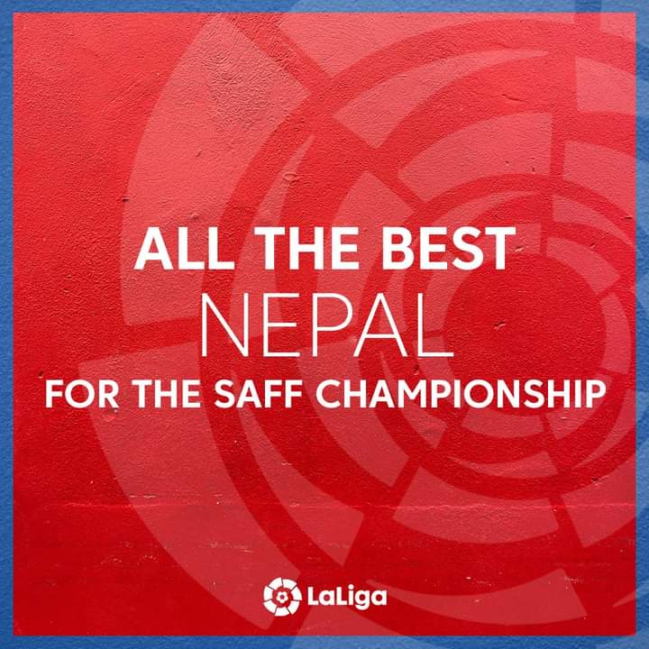ला लिगाले दियो नेपाललाई साफको शुभकामना