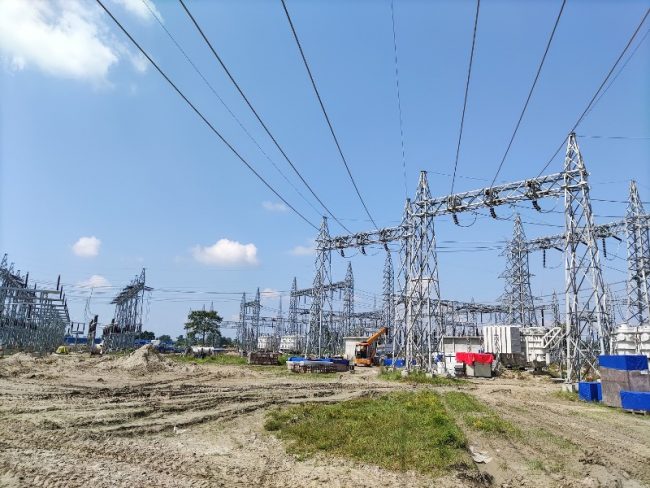 इनरुवा सबस्टेसन निर्माण धमाधम, पुसभित्र निर्माण सक्ने लक्ष्य