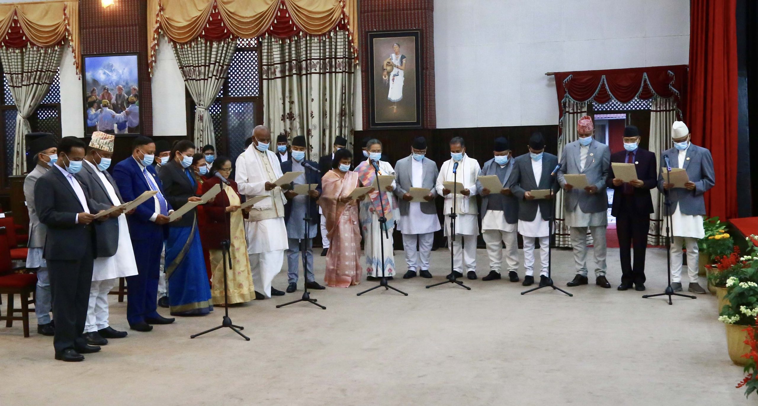 देशभर कति मन्त्रालय, कति मन्त्री ?
