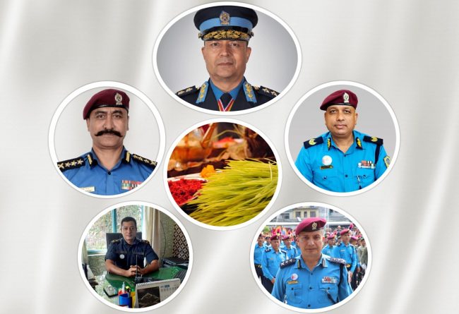 प्रहरीकाे दशैं : मासुभात खाने, ड्युटी गर्ने, ब्यारेकमै टीका अनि शान्ति सुरक्षामा केन्द्रित