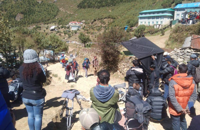 हिमाली भेगमा यसरी हुँदैछ उँचाई छायांकन