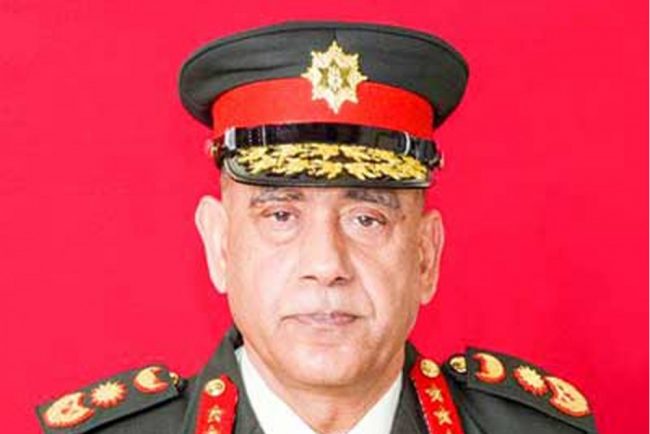 अस्वस्थताका कारण फूलपाती बढाइँमा प्रधानसेनापति अनुपस्थित