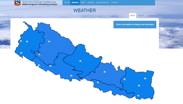 दसैँ अवधिभर  मौसम  सफा रहने पूर्वानुमान