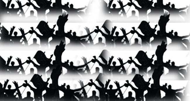 हेटौँडामा इन्जिनियरहरुको विरोध प्रदर्शन