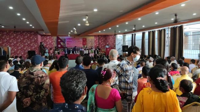 गृहजिल्लामा स्वास्थ्यमन्त्री खतिवडालाई भ्याई नभ्याई, एकैदिन सात कार्यक्रममा सहभागी