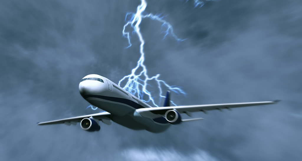 १७५ यात्रु बोकेर उडिरहेको विमानमा चट्याङ पर्‍यो