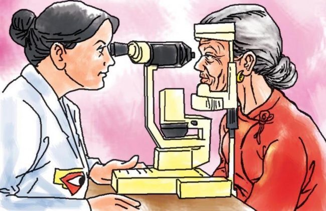 जुम्लामा निःशुल्क आँखा शिविर