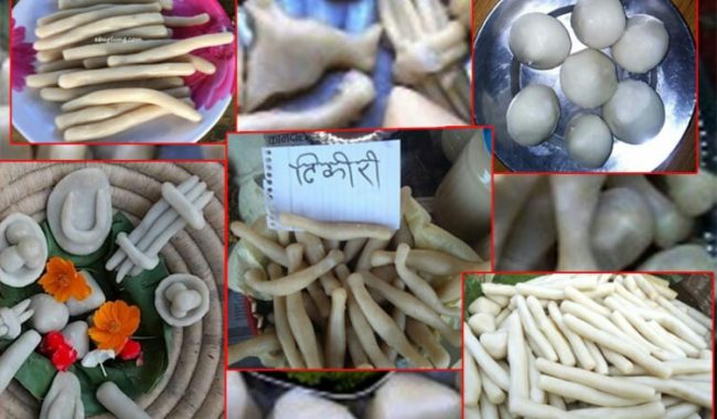 दसैँको अष्टमीको दिन थारु समुदाय ढिक्री पूजा गर्दै