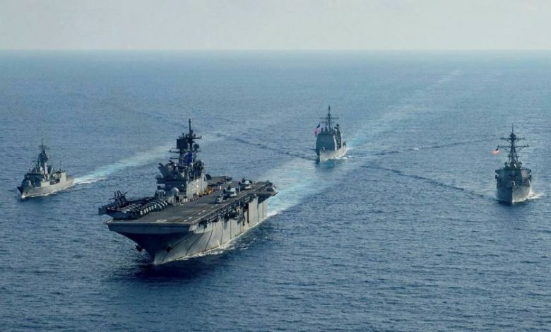 हिन्द महासागरमा रसिया र चिनियाँ सेनाको संयुक्त अभ्यास