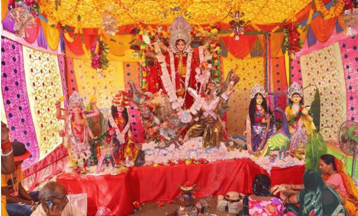 कोलकातामा नेपालीको सामूहिक दुर्गापूजा