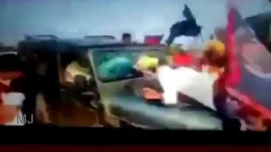 हिजो नेपाल–भारत सीमामा यसरी भिडमाथि दौडाइएको थियो गाडी, सार्वजनिक भयो भिडियो