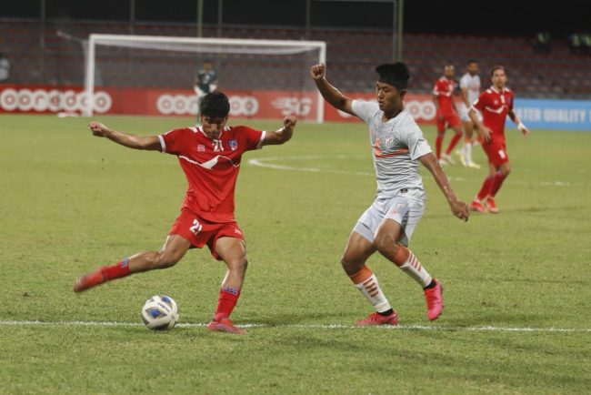 नेपाल भारतसँग पराजित, भारतको फाइनल पुग्ने सम्भावना जिवित