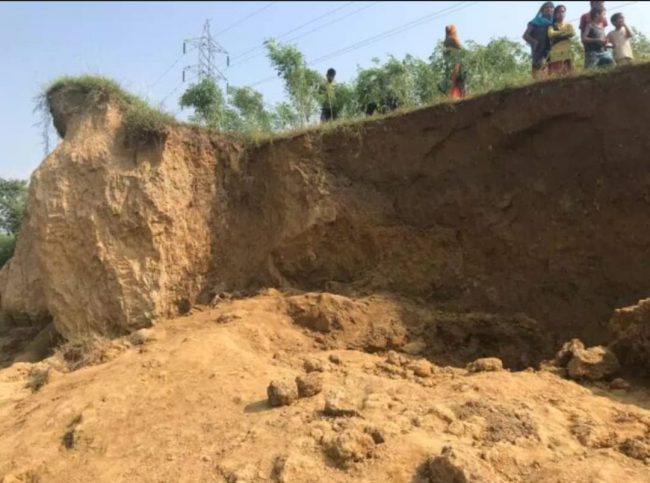 माटोको ढिस्कोमा पुरिएर बालिकाको मृत्यु