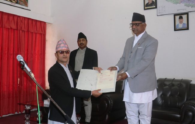 मुख्यन्यायाधिवक्ता खनालको राजिनामा स्वीकृत