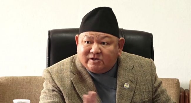 संस्कृति मन्त्री आलेलाईलाई ध्यानाकर्षण