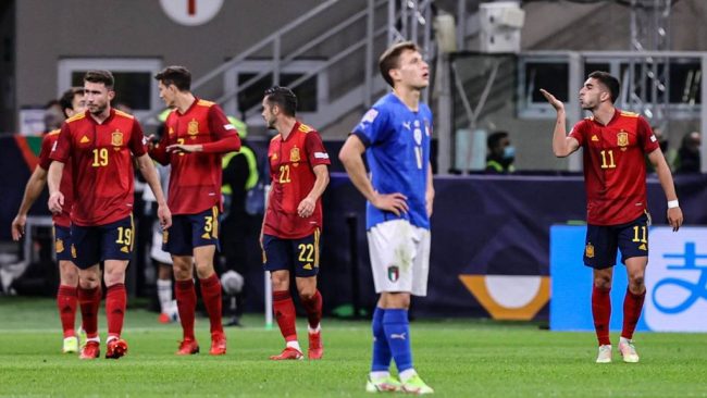 इटालीको ३७ खेलको अपराजित कीर्तिमानी यात्रामा स्पेन बाधक