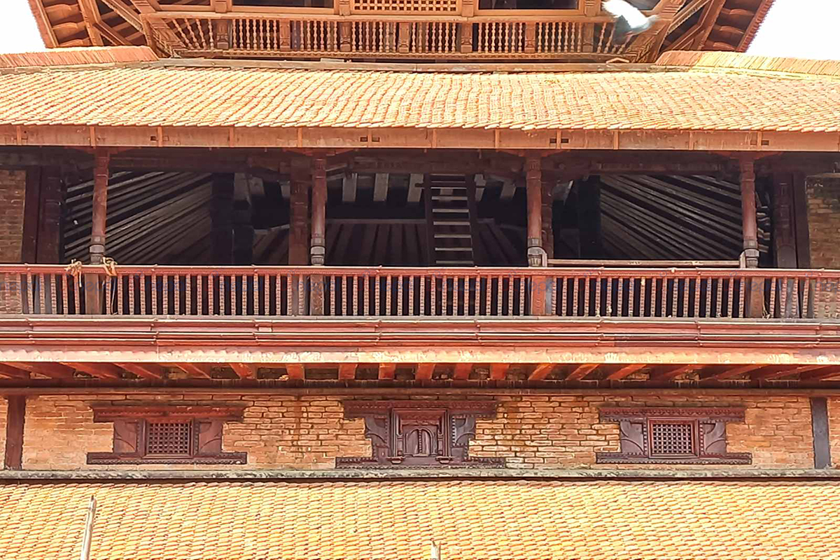 काष्ठमण्डप पुनर्निर्माणको कार्य ९६ प्रतिशत सकियो (तस्वीरहरु)